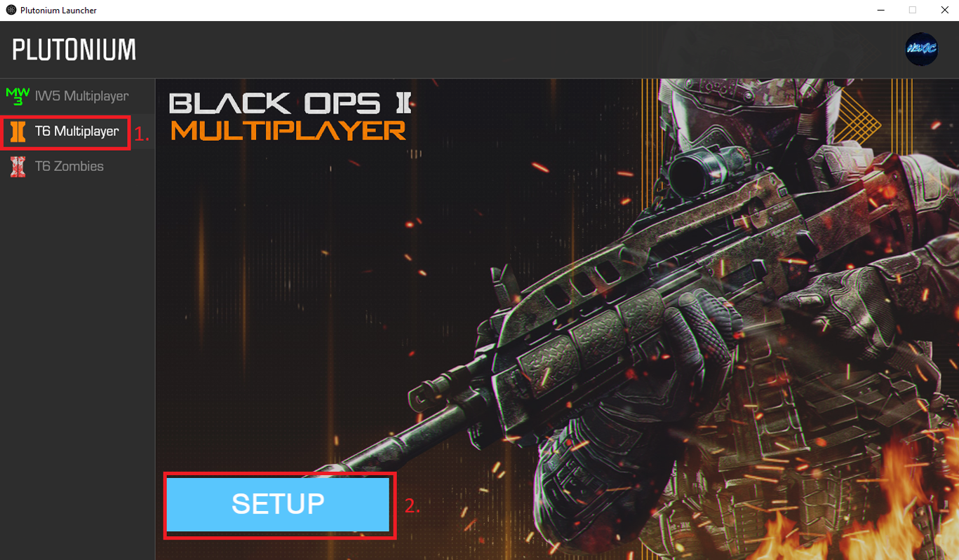 Launcher set-up 1